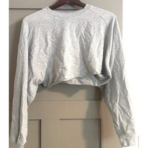 Alo Yoga / Double Take Pullover / Dove Grey Heather / S